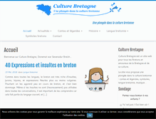 Tablet Screenshot of culture-bretagne.net